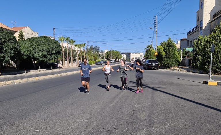 احد ركضات يوم الجمعة مع فريق Running Amman